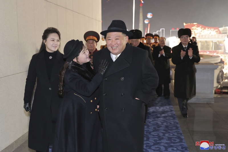 朝中社形容金主愛是金正恩心愛的女兒。