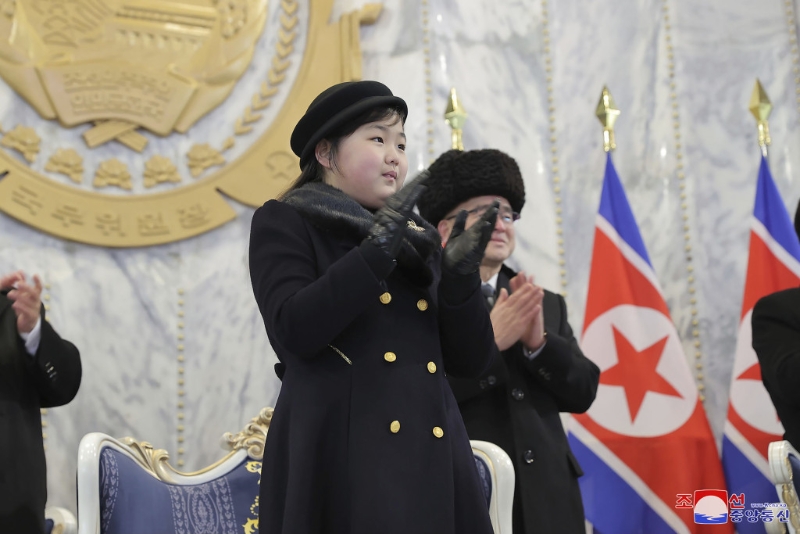 朝中社形容金主愛是金正恩心愛的女兒。