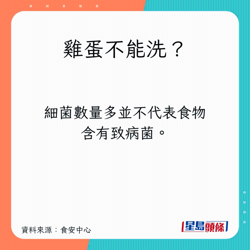 雞蛋不能洗？