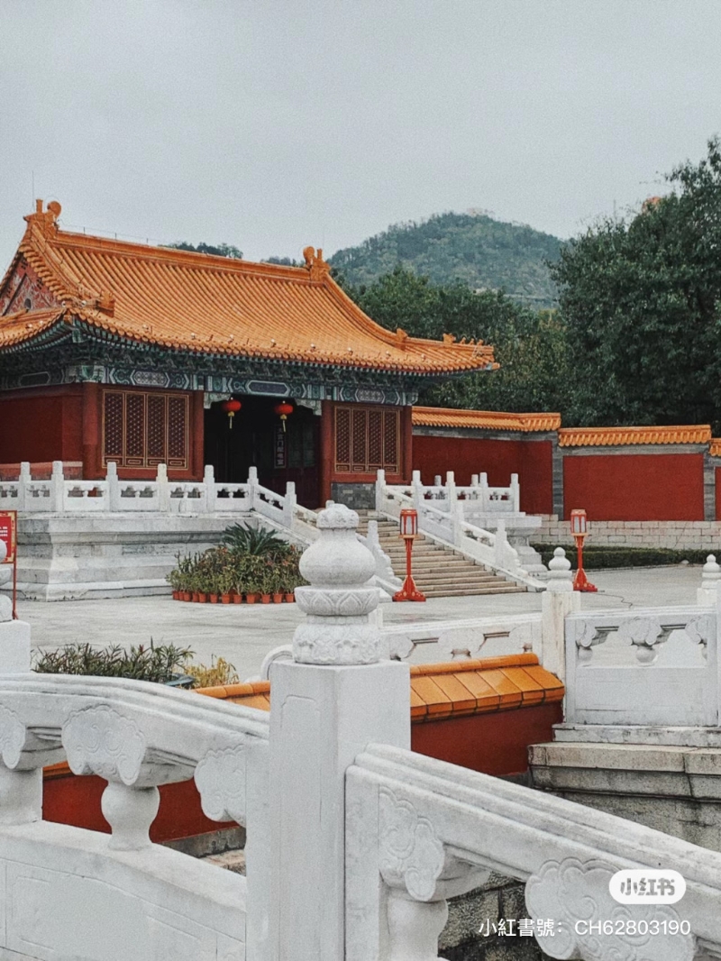 圓明新園取被燒毀前的北京圓明園建筑群為藍本。 （圖片來源：小紅書@橘子皮的橘）
