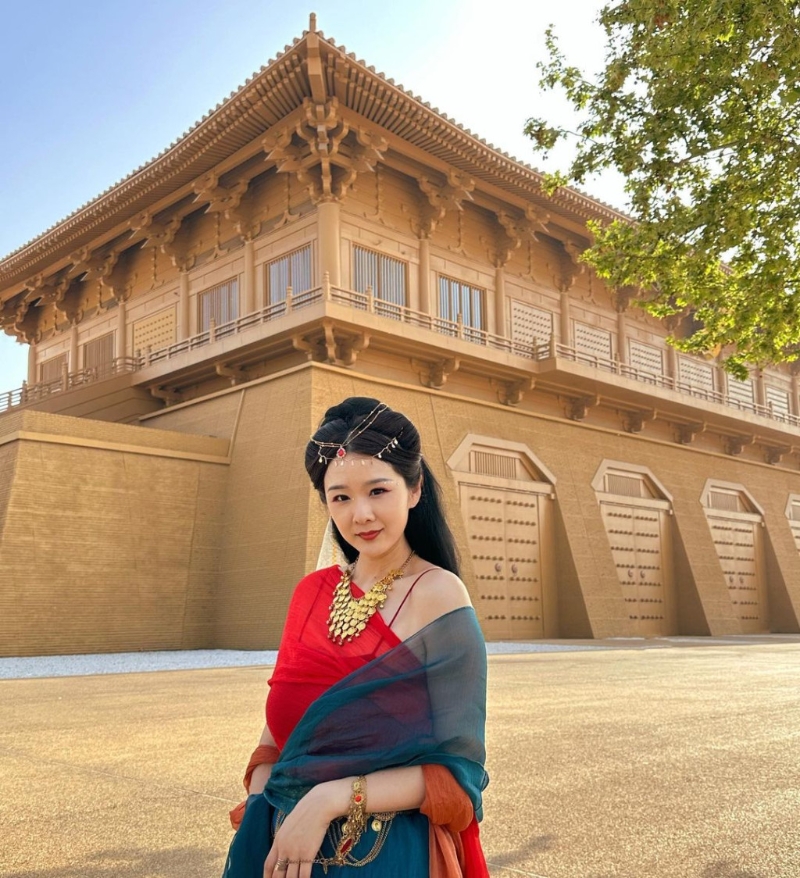 孫雪琪獲網民稱贊是古典美人