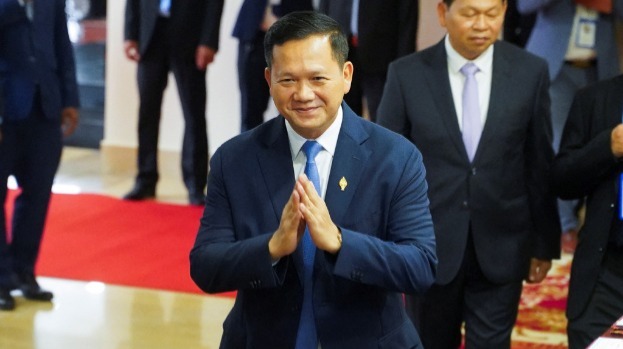 洪瑪奈獲國會正式確認為柬埔寨新首相。 路透社