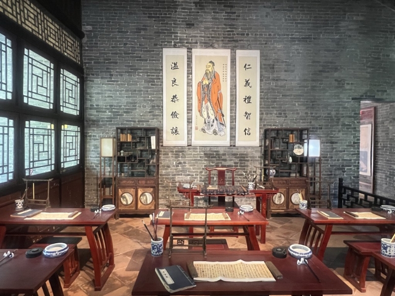 清暉園學堂充滿墨香。
