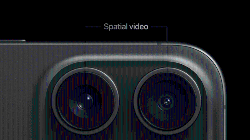 iPhone 15 Pro支持Spatial Video拍攝，并分享至稍后推出的Apple Vision Pro。