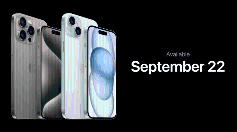 iPhone 15 Pro及iPhone 15 Pro Max本周五開始接受預訂，9月22日賣街。