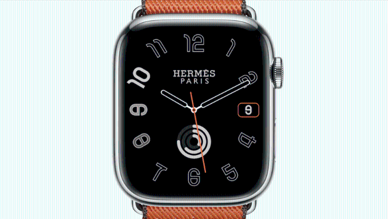 Hermes合作推出聯乘表帶。