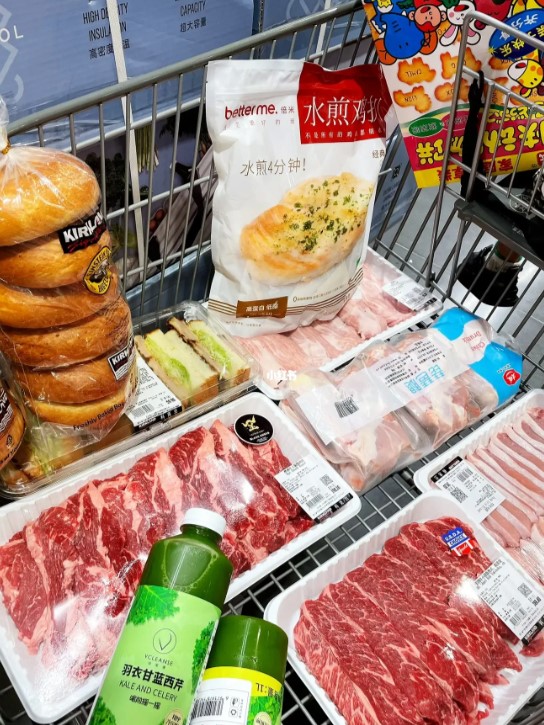 Costco開市客發售產品種類繁多，各款急凍食品、面包及凍肉等當然也可找到。 （圖片來源：小紅書）
