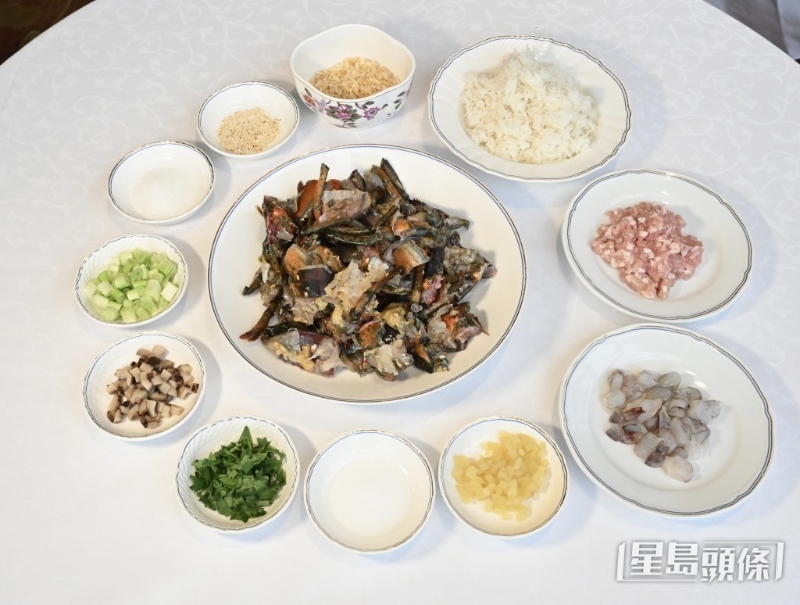 乾隆泡飯的材料豐富。