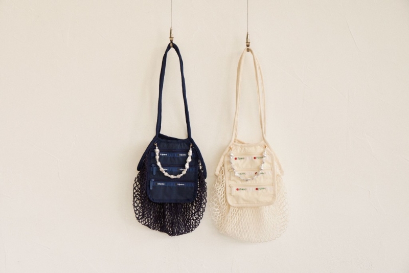 Net Pearl網袋、$1,280至$1,480、LeSportsac。