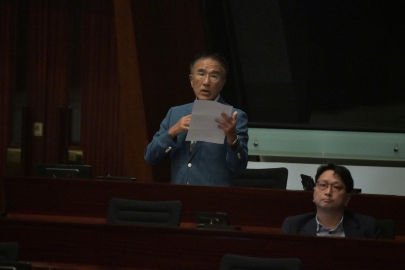 實政圓桌立法會議員田北辰。