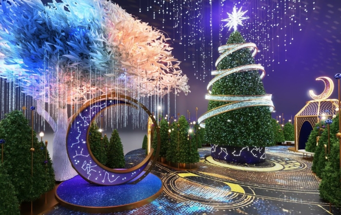 以星座為主題，打造6大魔幻星空主題場景。