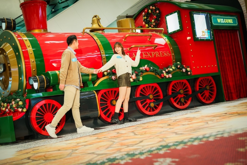 圣誕好去處︳青衣城以兒童繪本《北極快車》為藍本，打造“‘幻’影北極列車站”！