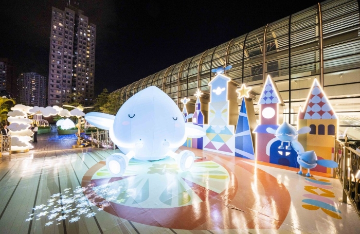新城市廣場水滴精靈夢幻圣誕小鎮