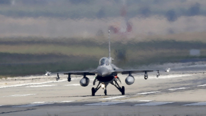土耳其空軍的F-16戰機。路透社 土耳其空軍的F-16戰機。路透社