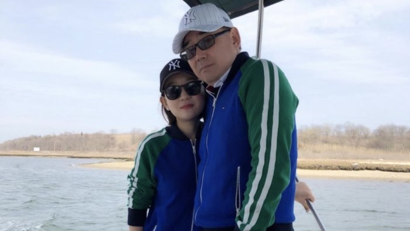 澳洲籍華裔作家楊恒均（右）及其妻子袁瑞娟。 資料圖片