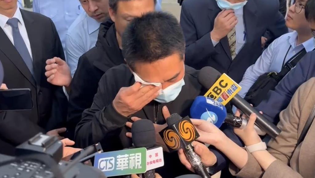 死者家屬今日到金門處理親人后事。