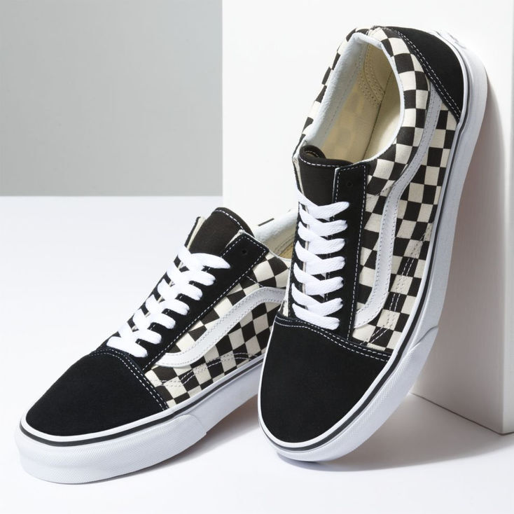 Vans皮革拼帆布Old Skool  $599。