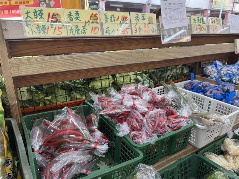 蔡正元指出，臺灣不種植辣椒、很少產辣椒。