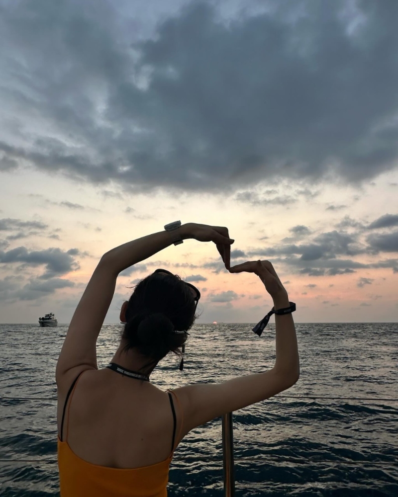 林峯老婆獨自去布吉狂歡？7