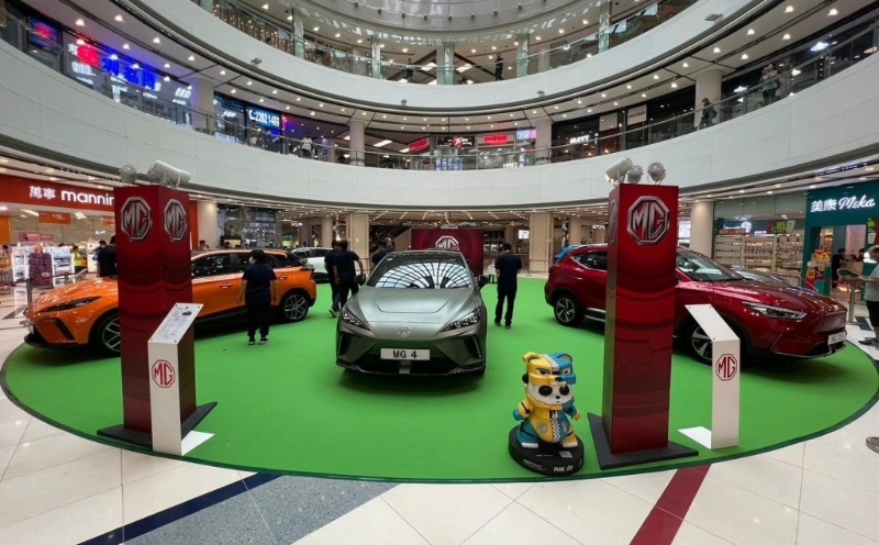 純電動MG ZS SUV及MG 4揭背小車熱賣受追捧，品牌交投量較去年12月倍增至151輛，是月內第二高升幅。