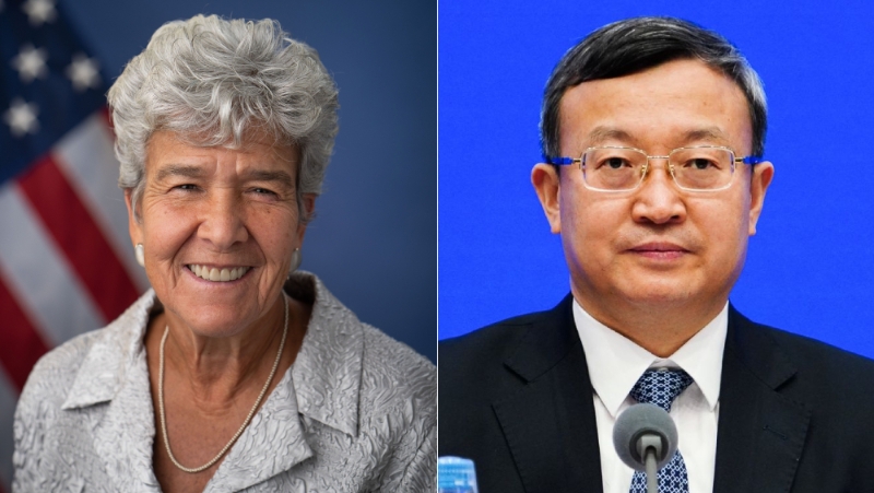 中美商貿工作組第一次副部長級會議，商務部副部長王受文與美國商務部副部長拉戈共同主持。