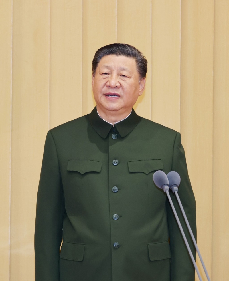 中國人民解放軍信息支援部隊成立大會在北京八一大樓隆重舉行。