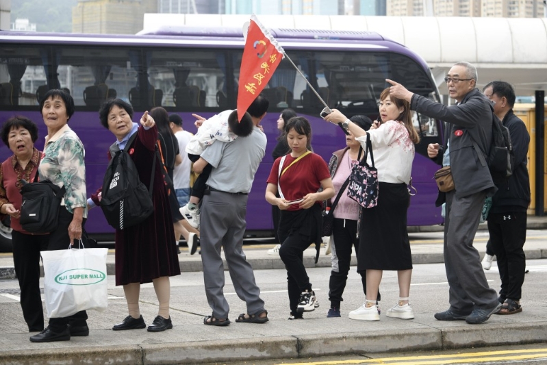 五一長假未到，不少旅行團已率先到港。