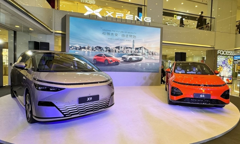 兩款率先推出的全新XPENG小鵬電動車分別是G6智能SUV和X9旗艦豪華七人車。