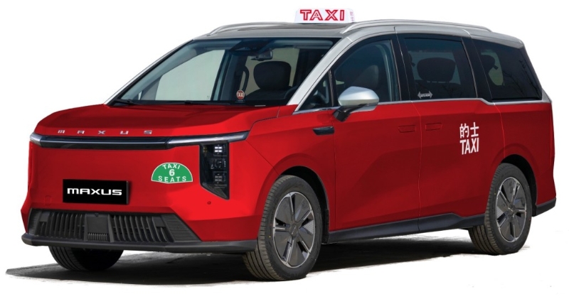 行貨MAXUS MIFA 7 Taxi屬于本港第二部電動6座位的士。