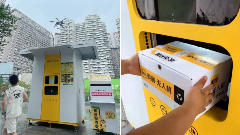 深圳開設全國首條圖書館無人機配送航線