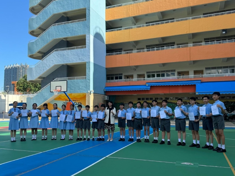 蔴地天主教小學（海泓道）今年有89%學生獲派首三志愿。（圖片來源：《親子王》）