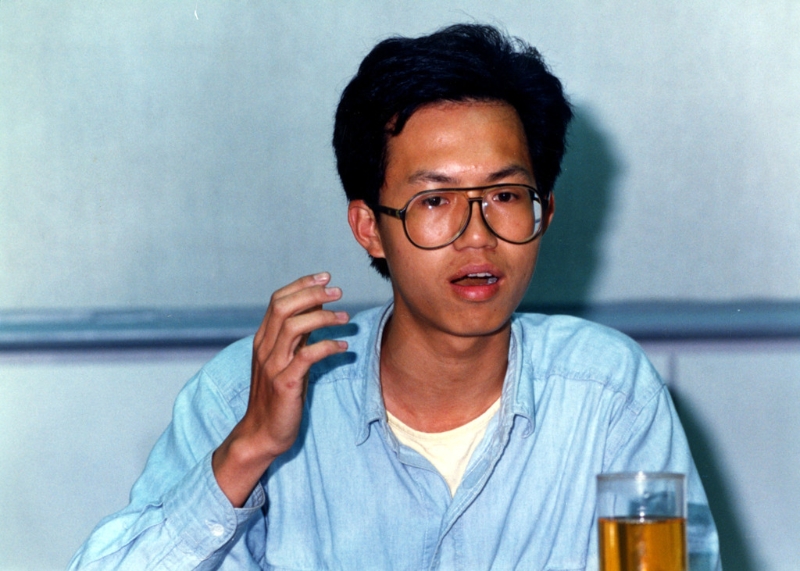 圖為1990年的鄭文燦。（中時資料照）