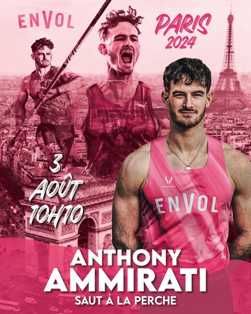 Anthony Ammirati雄心勃勃首度挑戰奧運。