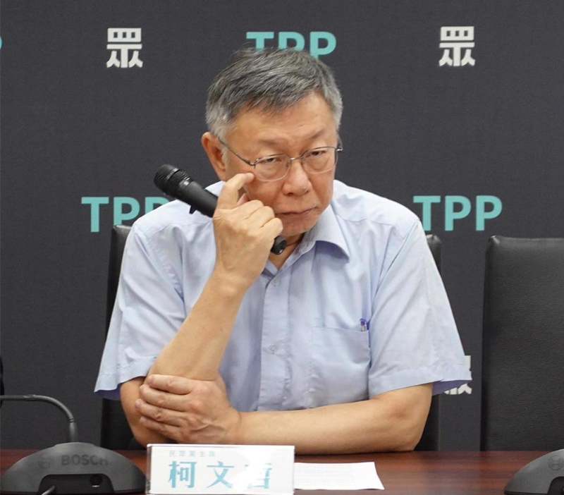 民眾黨主席柯文哲。（中時資料照）