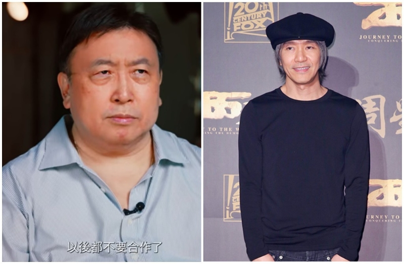 王晶開嗆周星馳：“以后都不要合作了”。 （王晶笑看江湖YT、中時資料照）