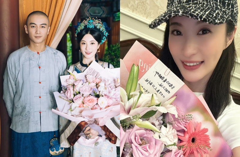 林夏薇透露陳曉最近看起來沒有不開心的樣子。（圖／翻攝自rosinalam IG）
