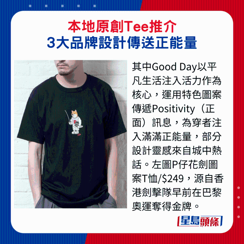 其中Good Day以平凡生活注入活力作為核心，運用特色圖案傳遞Positivity（正面）訊息，為穿者注入滿滿正能量，部分設計靈感來自城中熱話。