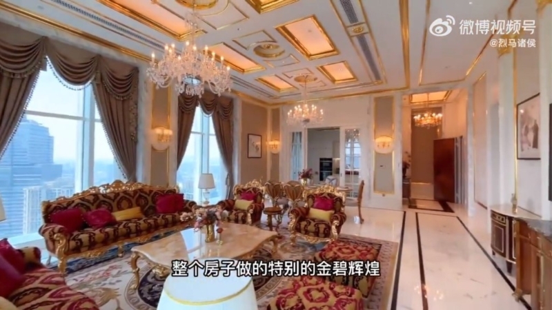 曾有影片公開室內設計。