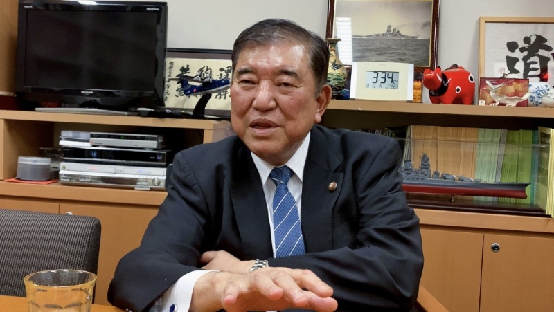 日本新首相石破茂。 路透社