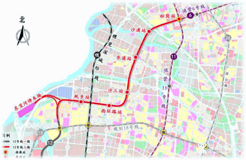 深圳5條地鐵線路年內開通。1