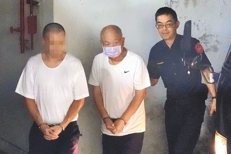 北檢偵辦京華城弊案15日第3度提訊在押的前鼎越開發董事長朱亞虎（中），厘清決策過程、金流等疑點。
