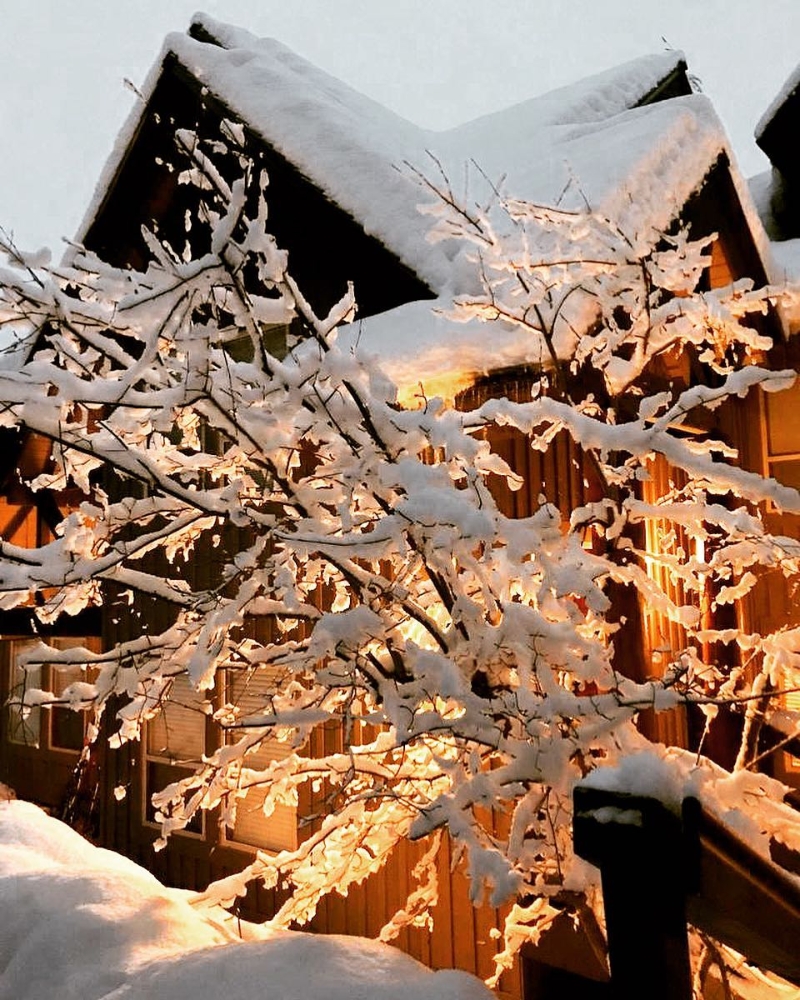 屋外雪景好靚。