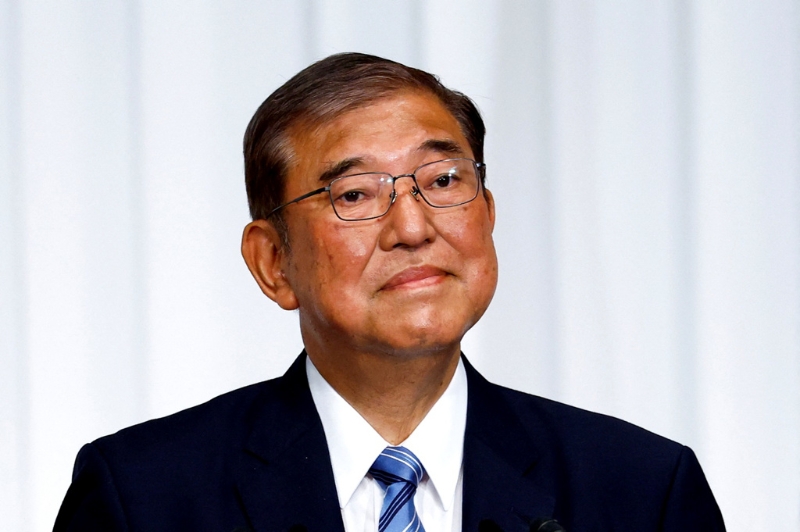 日本自民黨與公明黨合組的執政聯盟在眾議院選舉中大敗，席次未過半，自民黨總裁石破茂還會是日本首相嗎？ （路透社）
