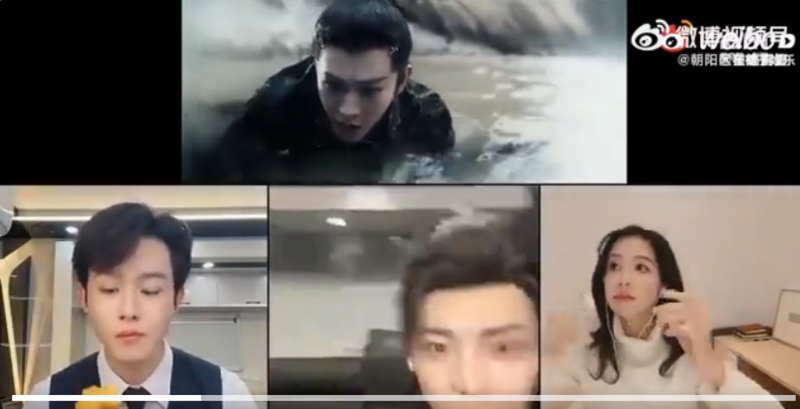 陳都靈直播時工作人員突然大吼。