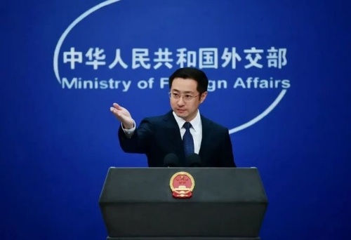 林劍指中印的一線部隊正有序落實兩國邊境爭議的解決方案。 外交部