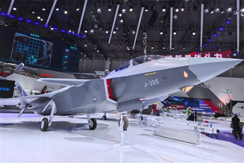 殲-20S戰機模型