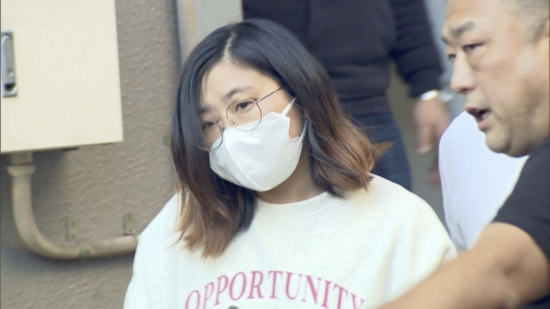 被捕人陳立鳳。 日本新聞截圖