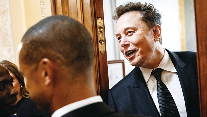 特朗普新設立的政府效率部，開始透過X社交平臺的官方賬號，由馬斯克負責招募人才。 法新社資料圖片