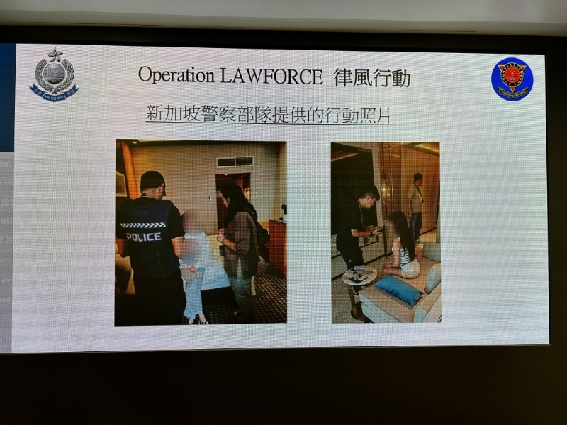 新加坡警察部隊在當地拘捕一名操控日本性工作者賣淫的集團成員及3名性工作者。