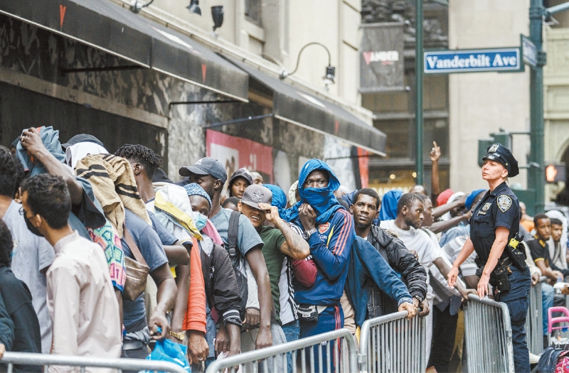 紐約移民。
